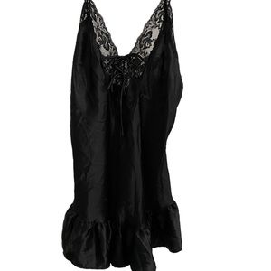 Feather Bed Vintage lace slip dress